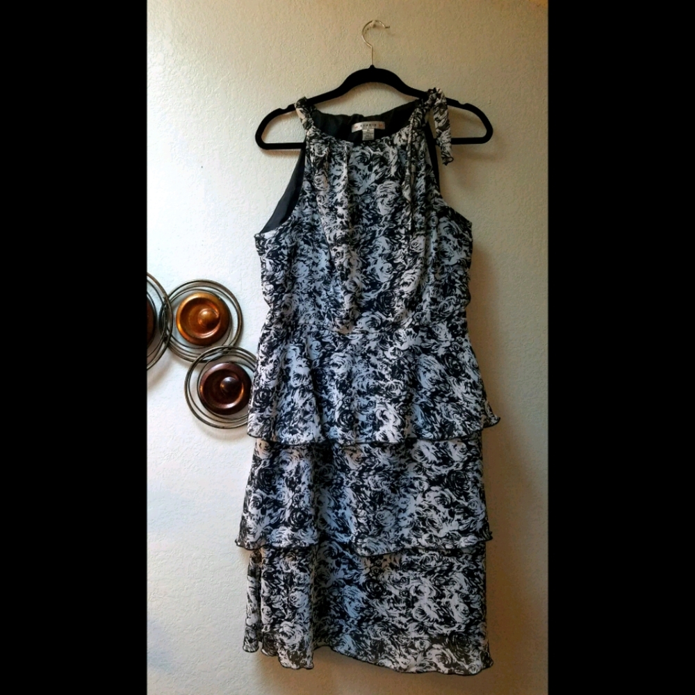 AA Studio Black & White Dress
